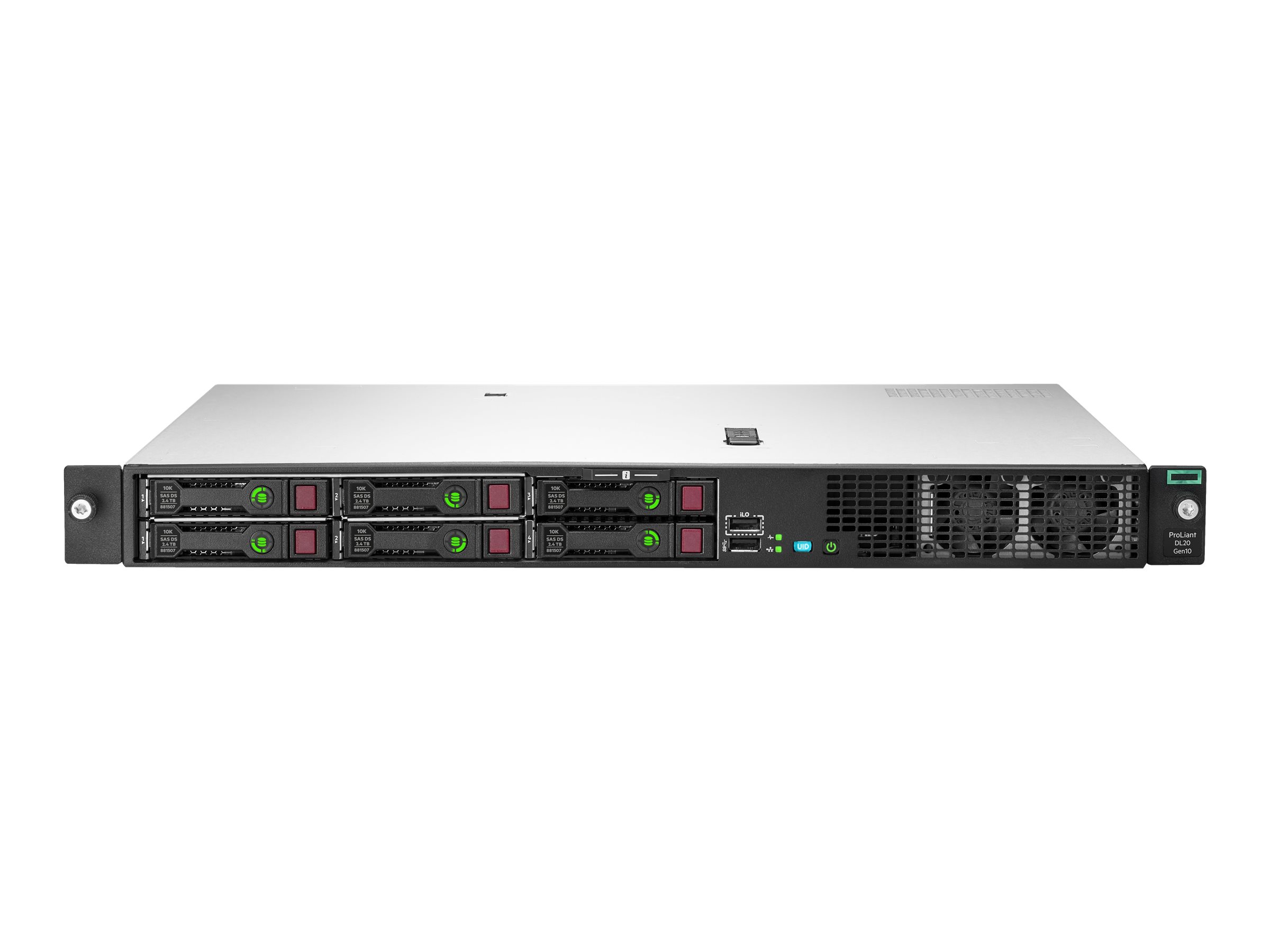 P44115-421 - HPE ProLiant DL20 Gen10 Plus High Performance - Server - Rack-Montage - 1U - 1-Weg - 1 x Xeon E-2336 / 2.9 GHz - RAM 16 GB - SATA - Hot-Swap 6.4 cm (2.5")