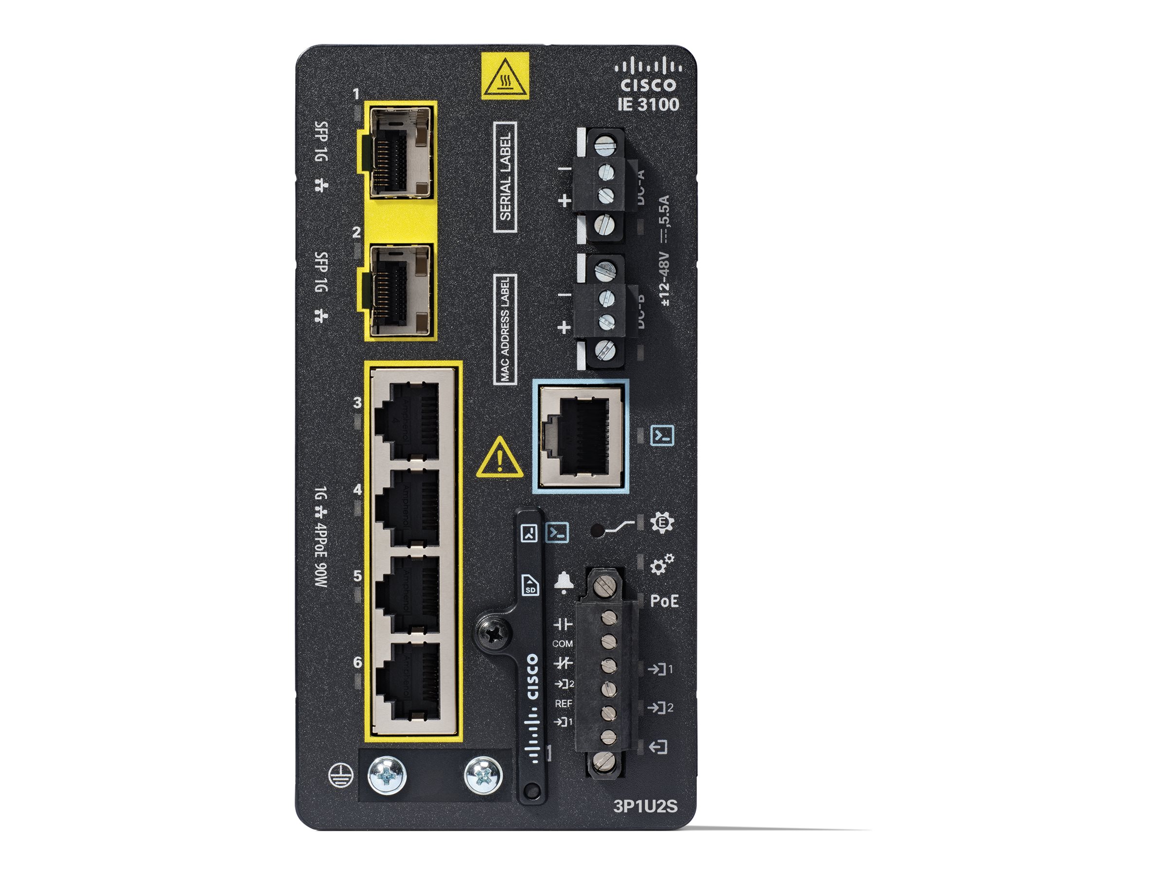 IE-3100-3P1U2S-E - Cisco Catalyst IE3100 Rugged Series - Network Essentials - Switch - managed - 4 x 10/100/1000 (PoE+)