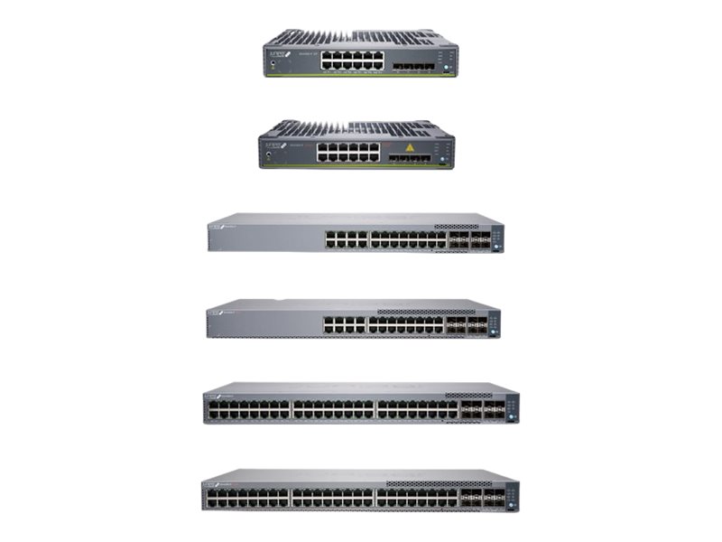 EX4100-F-12T - Juniper EX Series EX4100-F-12T - Switch - L3 - managed - 12 x 10/100/1000Base-T + 4 x 10 Gigabit (Uplink)