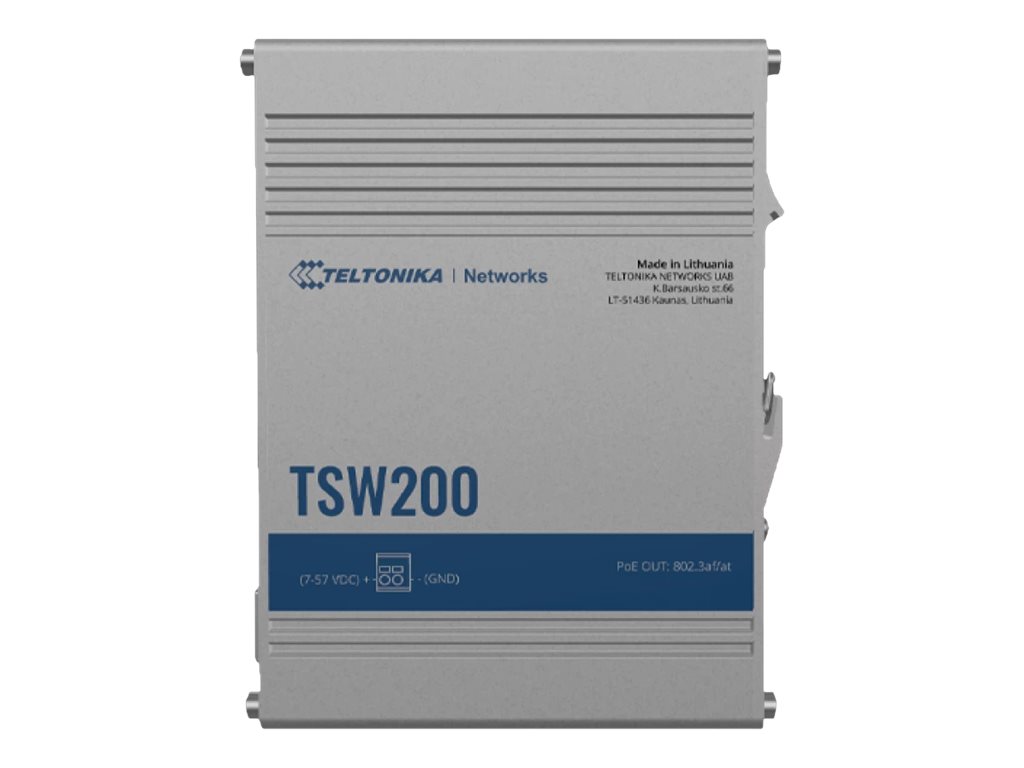 TSW200000010 - Teltonika TSW200 - Switch - unmanaged - 8 x 10/100/1000