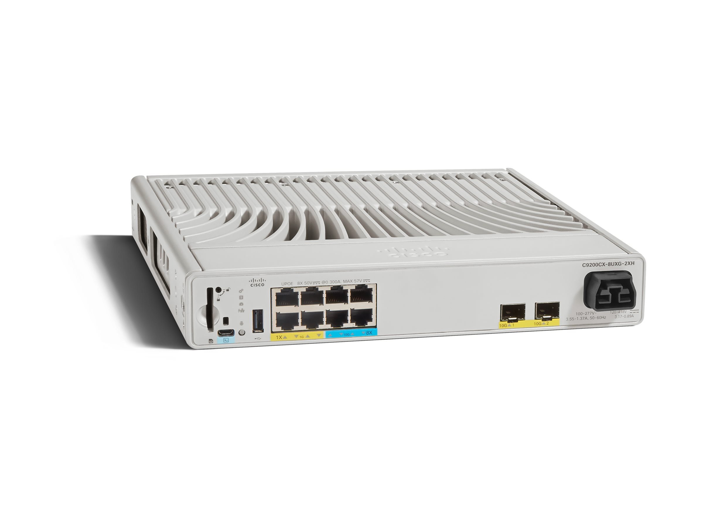 C9200CX-8UXG-2X-A - Conmutador Cisco Catalyst 9200CX - 8 puertos - Gestionado L3