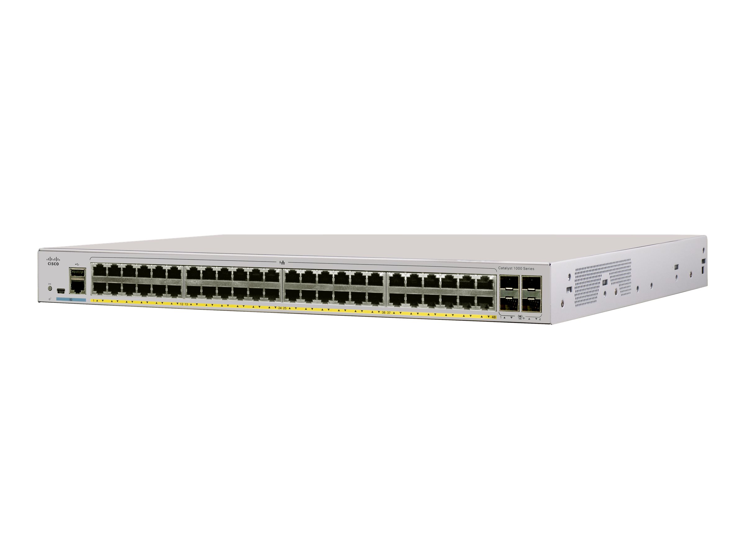 C1000-48PP-4G-L - Cisco Catalyst 1000-48PP-4G-L - Switch - managed - 12 x 10/100/1000 (PoE+)