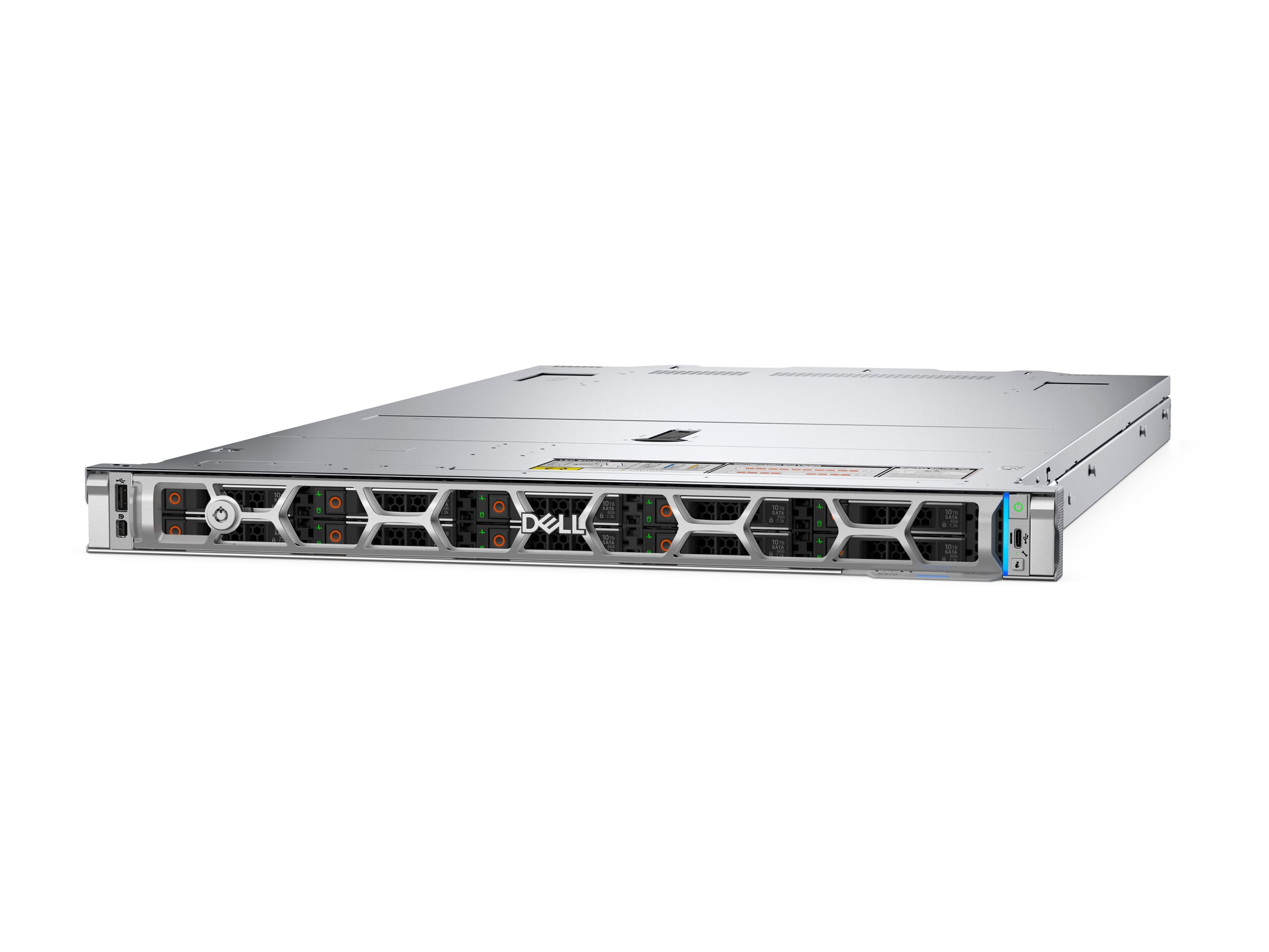 4D9JK - Dell PowerEdge R470 - Server - Rack-Montage - 1U - 1-Weg - 1 x Xeon 6507P / 3.5 GHz - RAM 32 GB - SAS - Hot-Swap 6.4 cm (2.5")