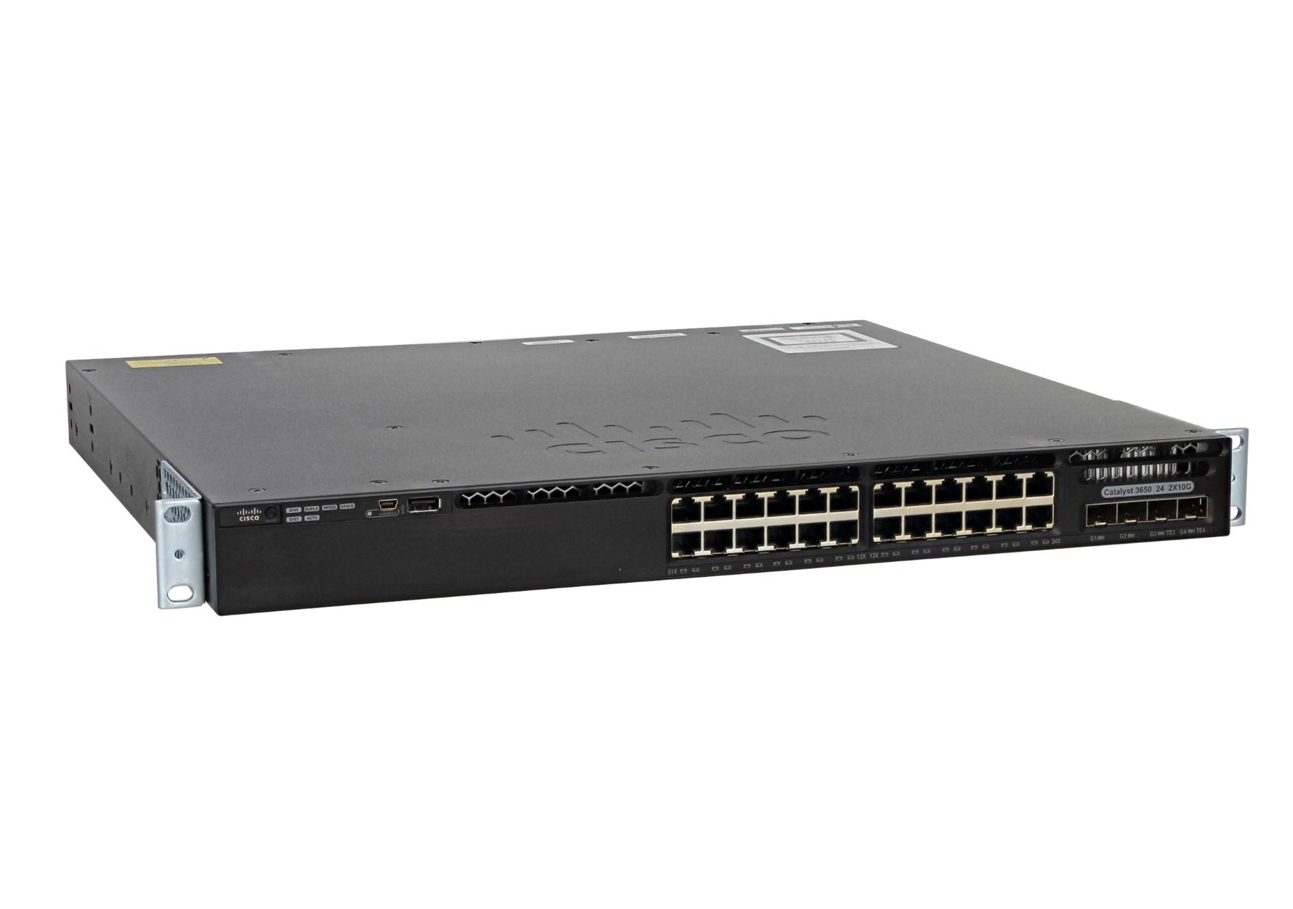 WS-C3650-24TD-S - Conmutador Cisco Catalyst 3650 - 24 puertos - Gestionado de capa 3