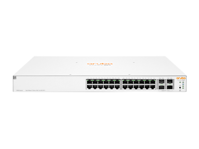 JL683A - HPE Instant On 1930 24G PoE 4SFP/SFP+ 195W Switch, L3 managed, 24x 10/100/1000 (PoE)