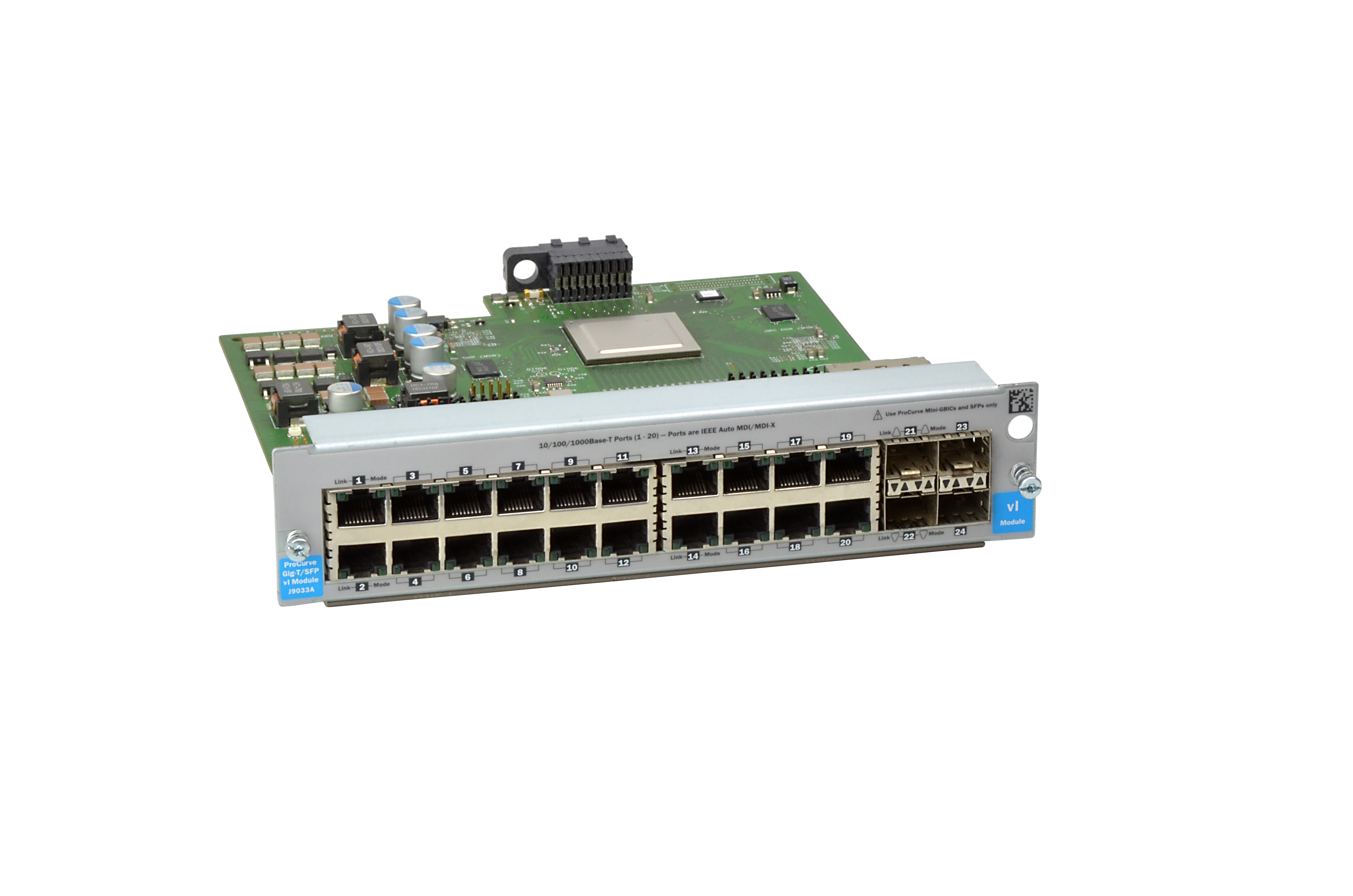 J9033A - HPE vl 20p Gig-T+ 4P SFP module switch - Module d'extension