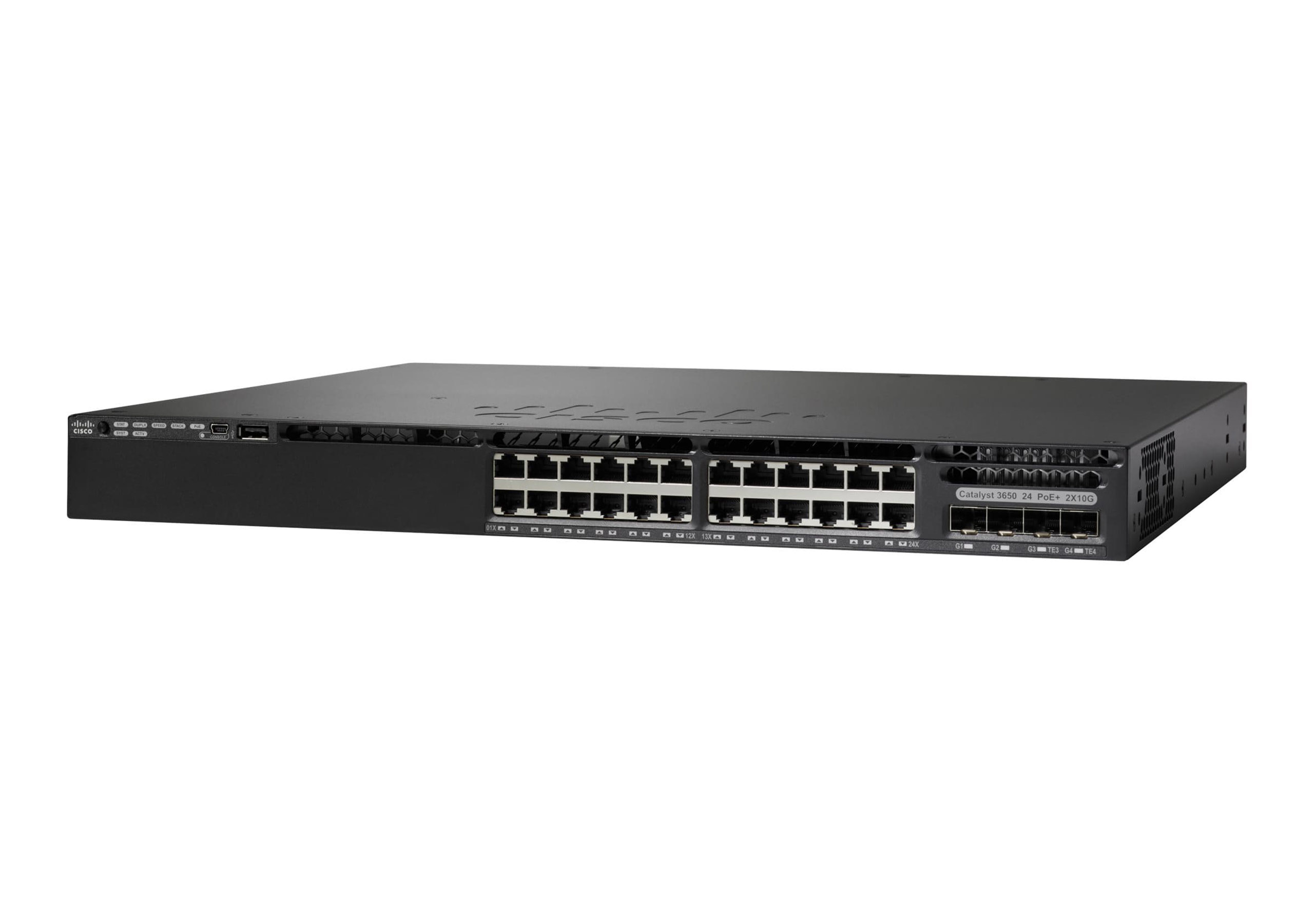 WS-C3650-24TD-S - Cisco Catalyst 3650 Switch, L3 Managed