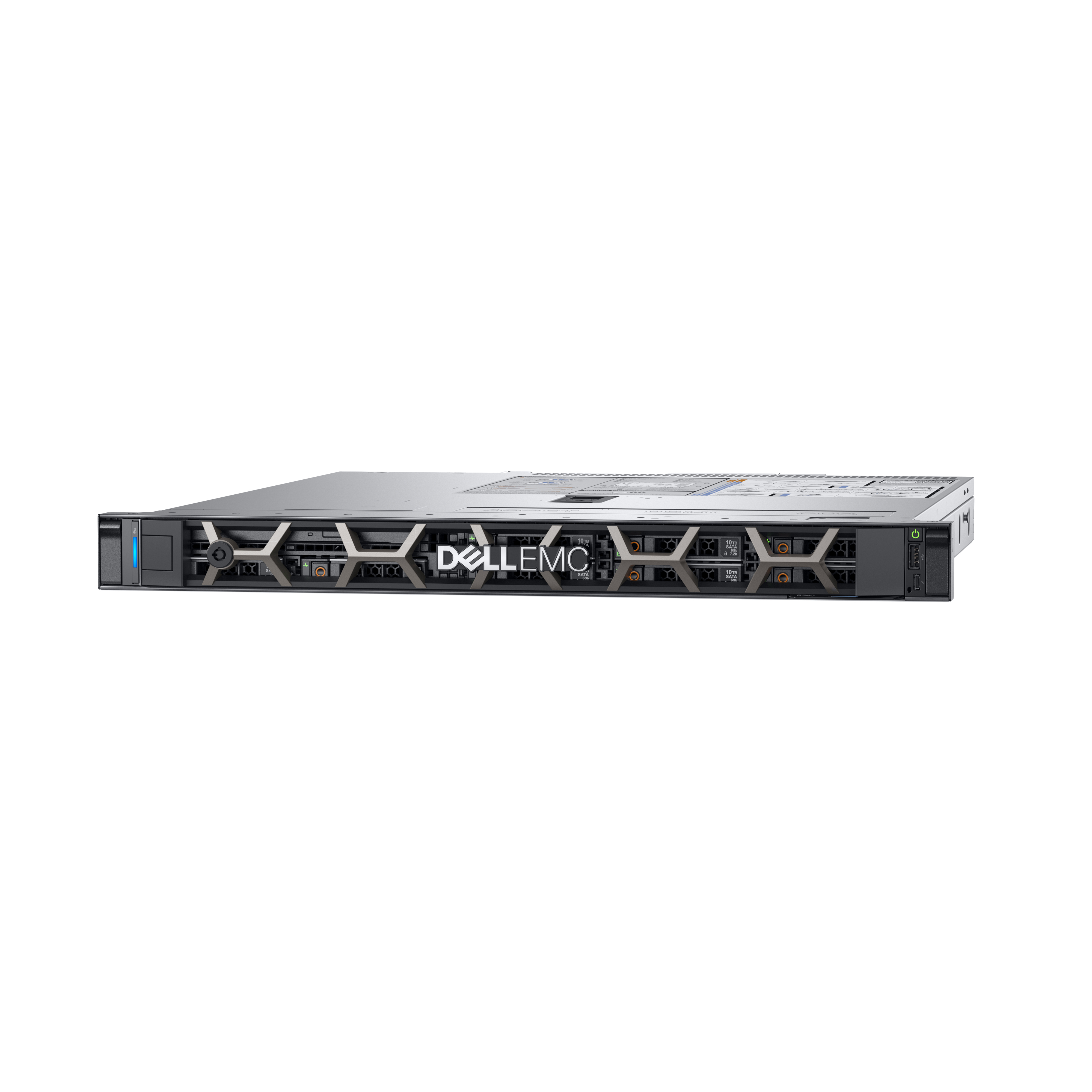 6W0H5 - Dell PowerEdge R340 - Server - Rack-Montage - 1U - 1-Weg - 1 x Xeon E-2224 / 3.4 GHz - RAM 16 GB - SAS - Hot-Swap 6.4 cm (2.5")