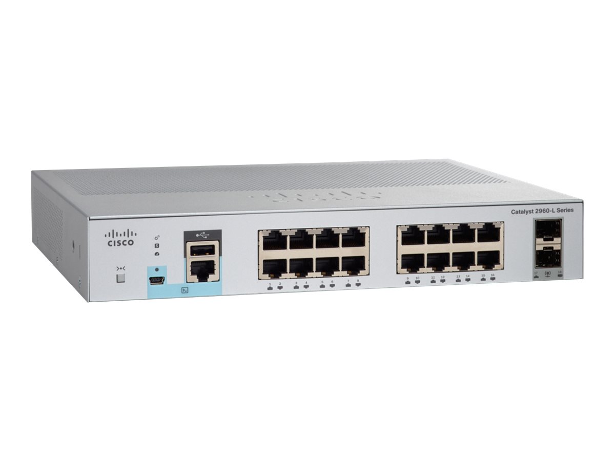 WS-C2960L-SM-16TS - Conmutador Cisco Catalyst 2960L - 16 puertos