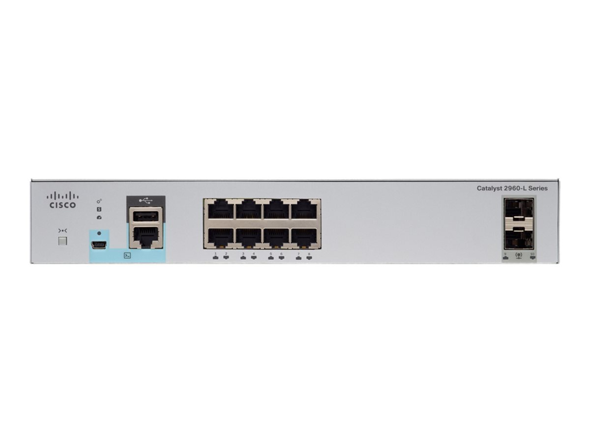 WS-C2960L-8TS-LL - Conmutador Cisco Catalyst 2960L - 8 puertos - Gestionado L2