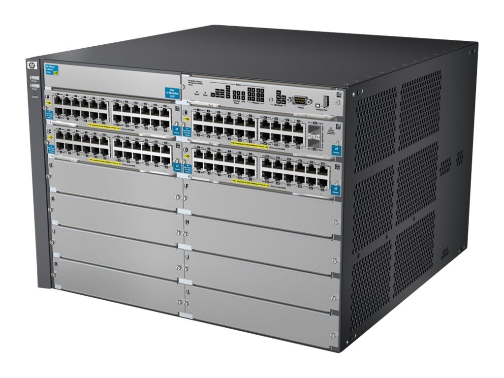 J9532A - HPE Aruba 5412-92G-PoE+-2XG v2 zl - Switch - L4 - managed - 92 x 10/100/1000 (PoE)