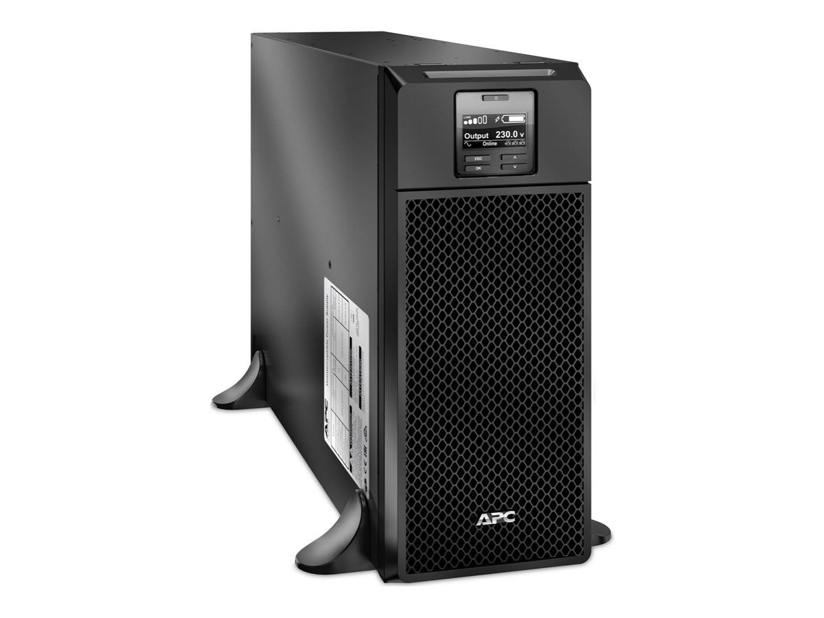 SRT6KXLIR - APC Smart-UPS SRT - UPS - online, tower, 6x C13, 4x C19 IEC sockets, network card, SmartSlot, extended runtime, without rack kit