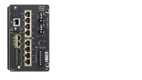 IE-3300-8T2X-E - Conmutador Cisco Industrial Ethernet 3300 - 10 puertos - Gestionado de capa 2