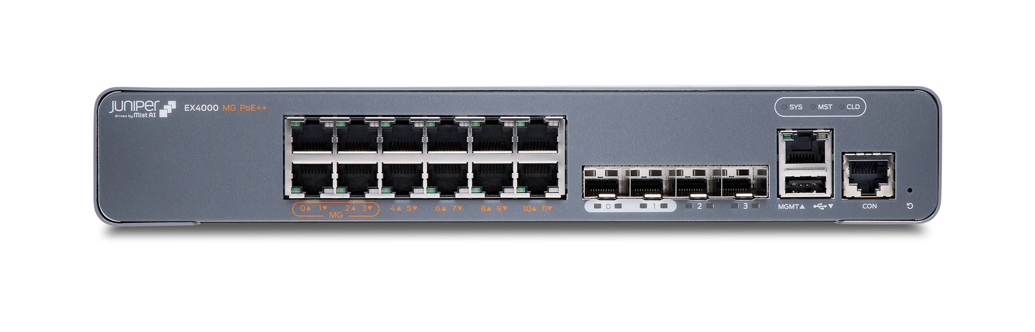 EX4000-12MP - Juniper EX Series EX4000-12MP - Switch - L3 - managed - 8 x 10/100/1000 (PoE++)