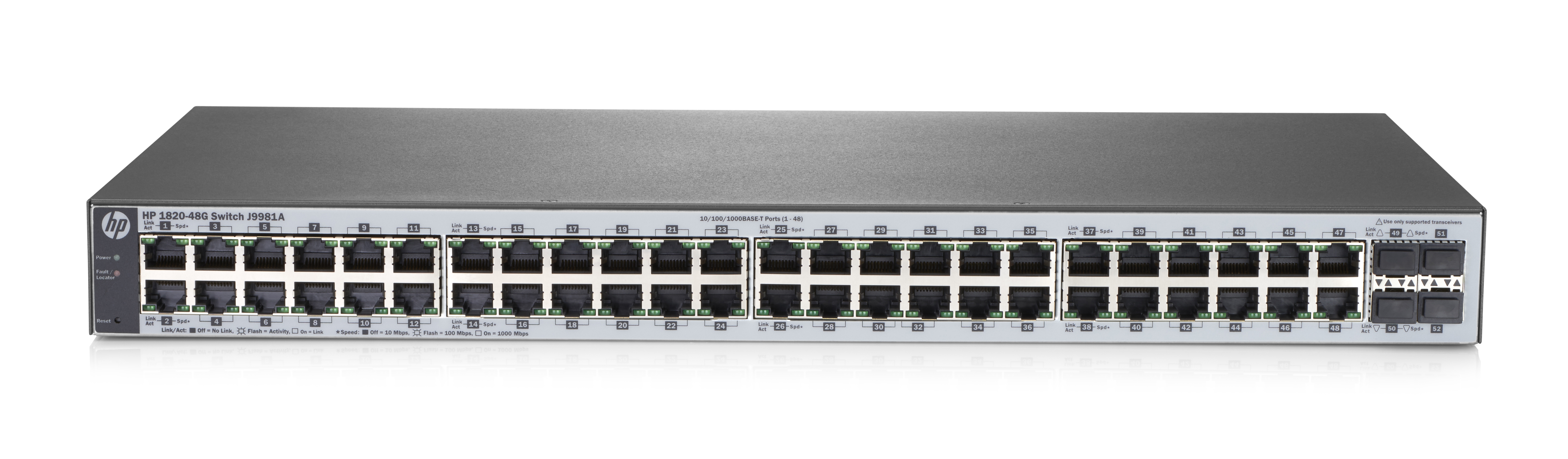 J9981A#ABB - HPE 1820-48G - Switch - managed - 48 x 10/100/1000