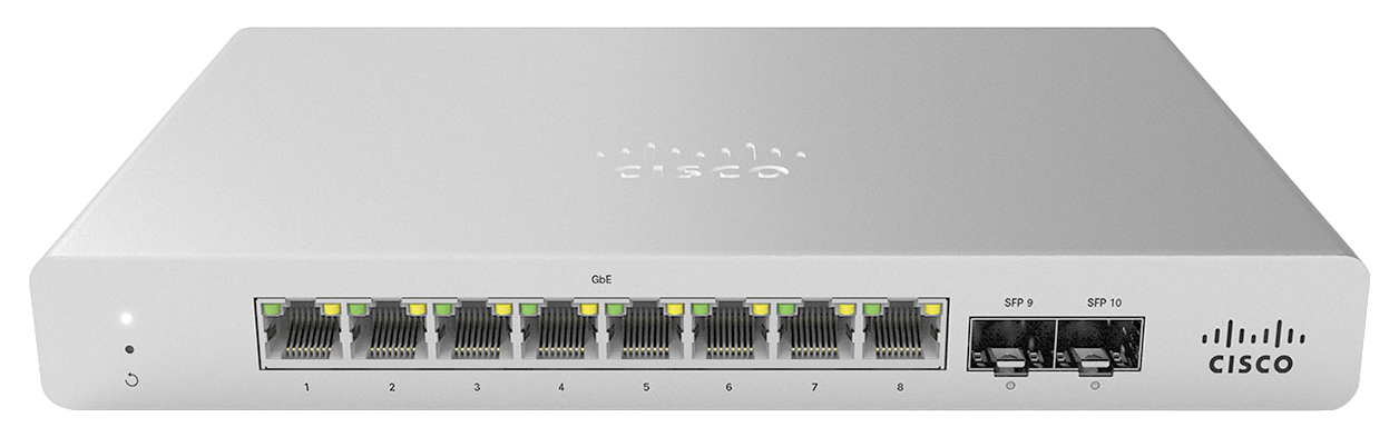 MS120-8FP-HW - Switch Cisco Meraki MS120 - 8 puertos - Gestionado de capa 2 - PoE+