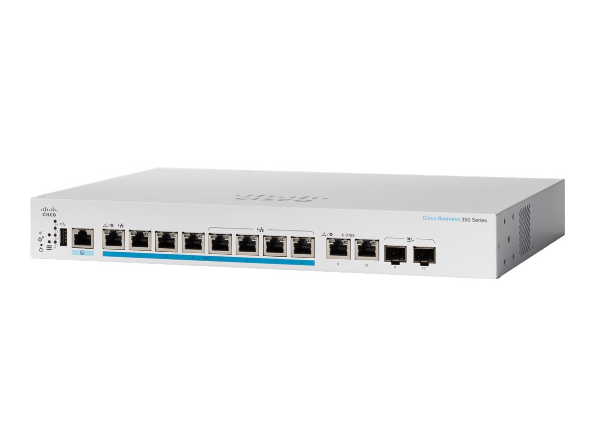 CBS350-8MP-2X-EU - Cisco Business 350 Series Switch - L3, managed, 8 x 100/1000/2.5G (PoE+)