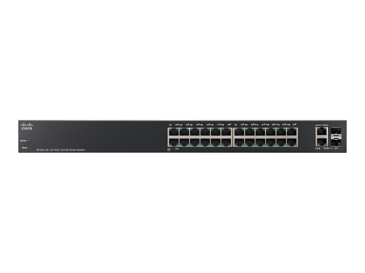 SF220-24-K9-EU - Conmutador Cisco Business 220 - 24 puertos - Gestionado de capa 2