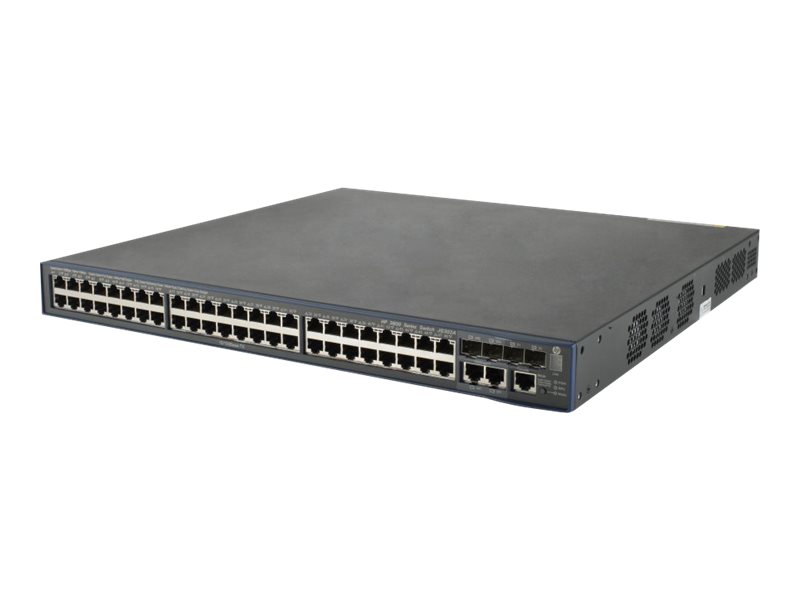 JG302A - HPE 3600-48-PoE+ v2 EI - Switch - managed - 48 x 10/100 + 4 x Gigabit SFP + 2 x Shared 10/100/1000