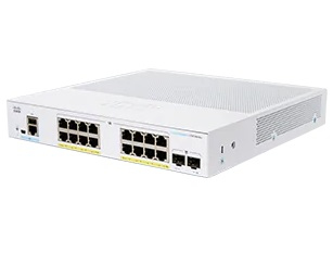 CBS250-16P-2G - Cisco CBS250-16P-2G, Managed, L3, Gigabit Ethernet (10/100/1000), Power over Ethernet (PoE), Rack-Einbau, 1U