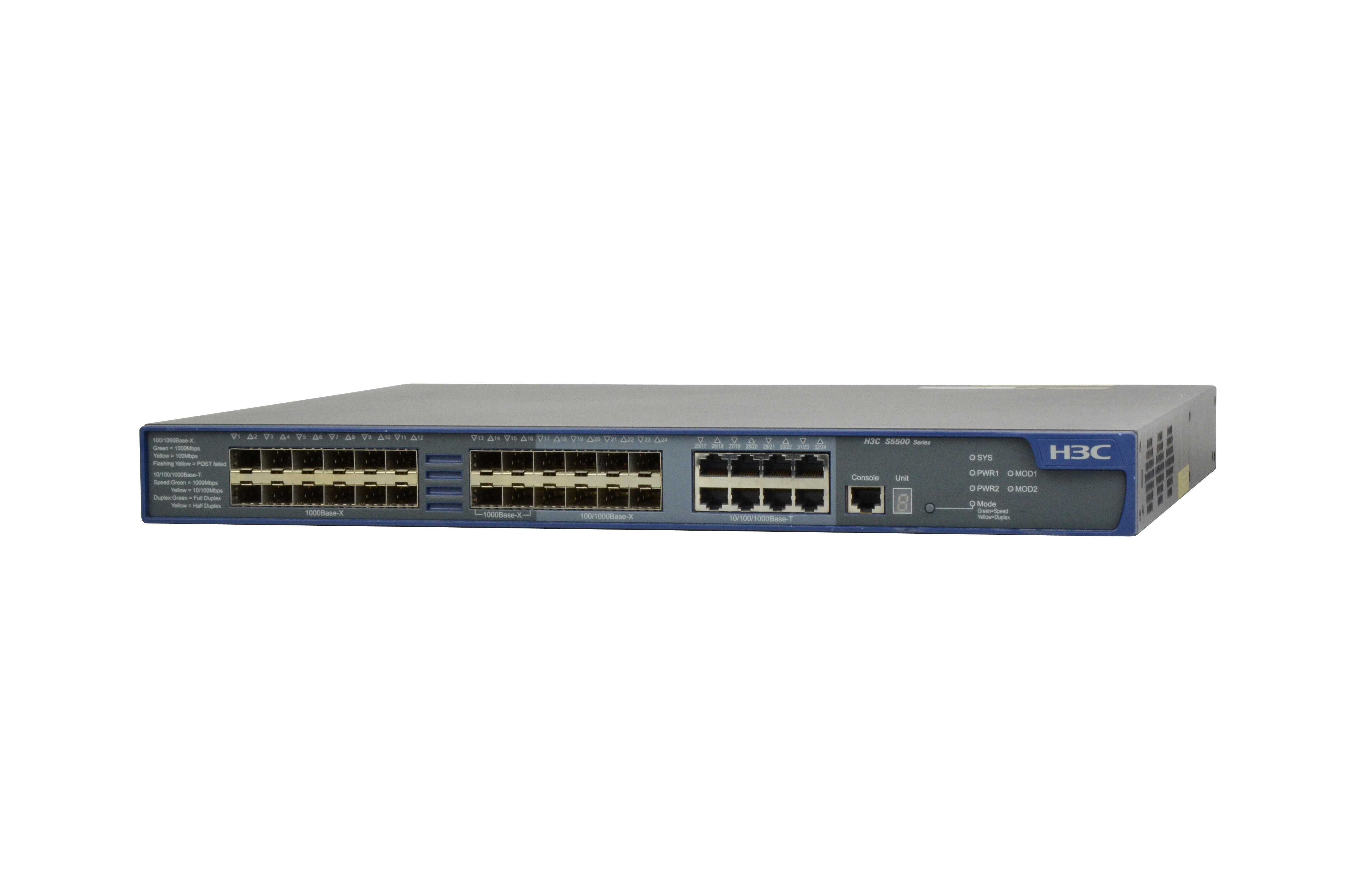 JD374A - HPE 5500-24G-SFP EI Switch - Switch - L4 - managed