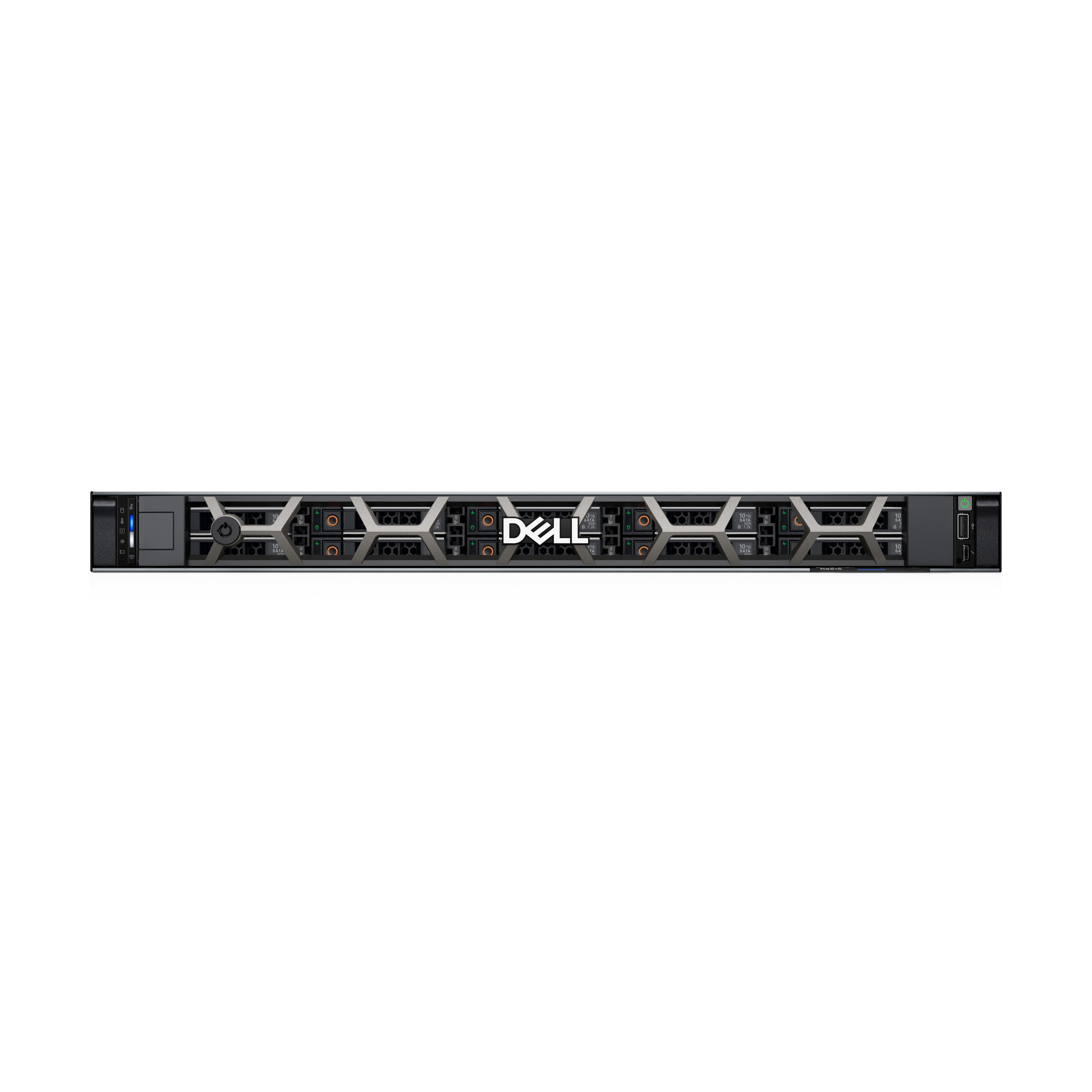 9JNDF - Dell PowerEdge R6615 - Server - Rack-Montage - 1U - 1-Weg - 1 x EPYC 9354P / 3.25 GHz - RAM 32 GB - SAS - Hot-Swap 6.4 cm (2.5")