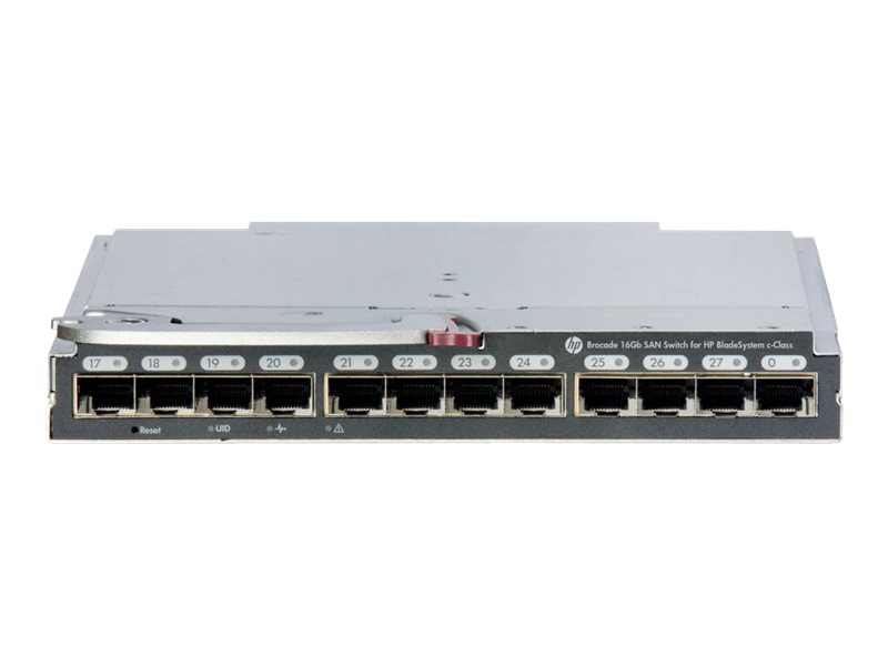C8S46A - HPE Brocade 16Gb/28 SAN Switch for HP BladeSystem c-Class - Switch - managed - 16 x 16Gb Fibre Channel (interno)