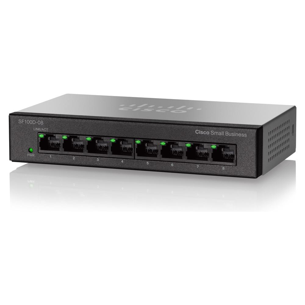 SF100D-08-EU - Switch Cisco Business 100 - 8 porte - Non gestito