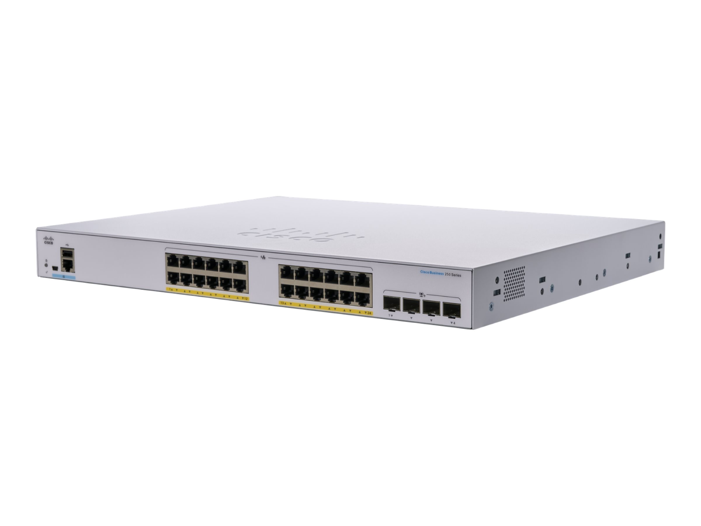 CBS250-24FP-4X-EU - Cisco 250 Series Switch, L3, Smart, 24 x 10/100/1000 PoE+