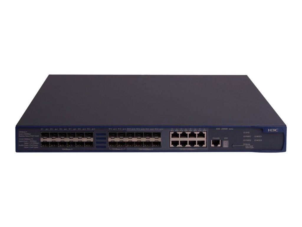 JG249A - HPE 5500-24G-SFP EI with 2 Interface Slots - Switch