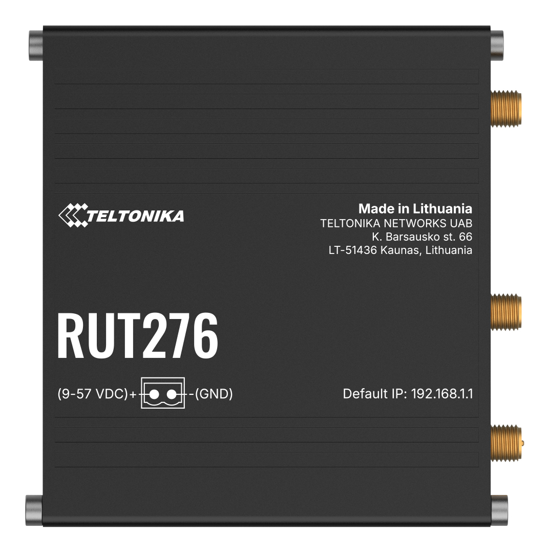 RUT276000000 - Teltonika RUT276 - Wireless Router - WWAN 5G