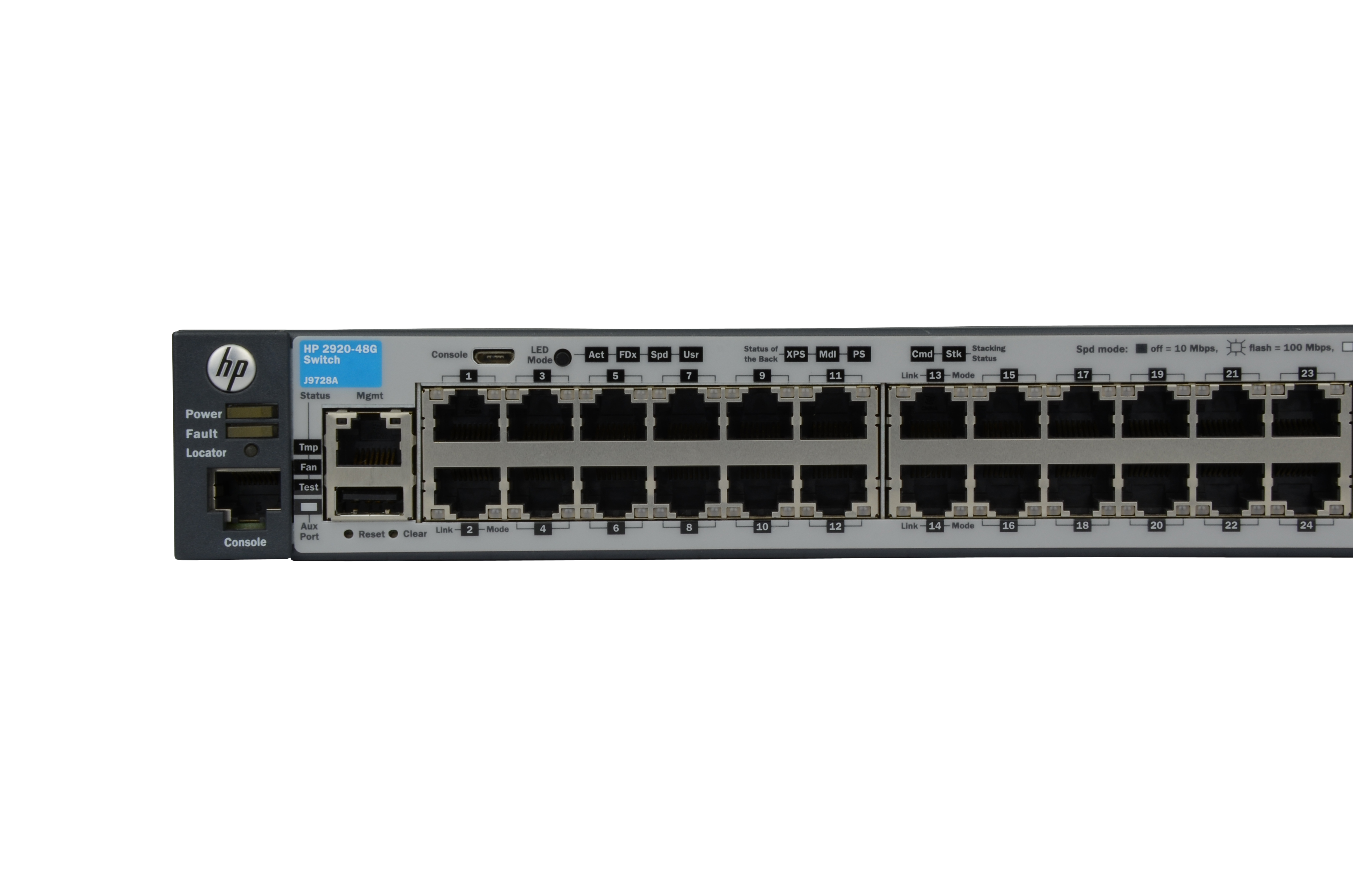 J9728A - Conmutador HPE - 48 puertos - Gestionado de capa 2