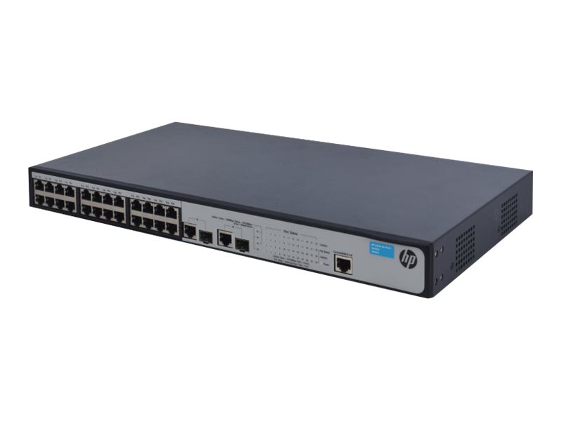 JG539A - HPE 1910-24-PoE+ Switch - Switch - L3 - managed - 24 x 10/100 (PoE+)
