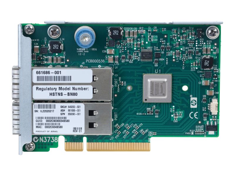 649282-B21 - HPE InfiniBand FDR/EN 10/40 Gb dual-port 544FLR-QSFP