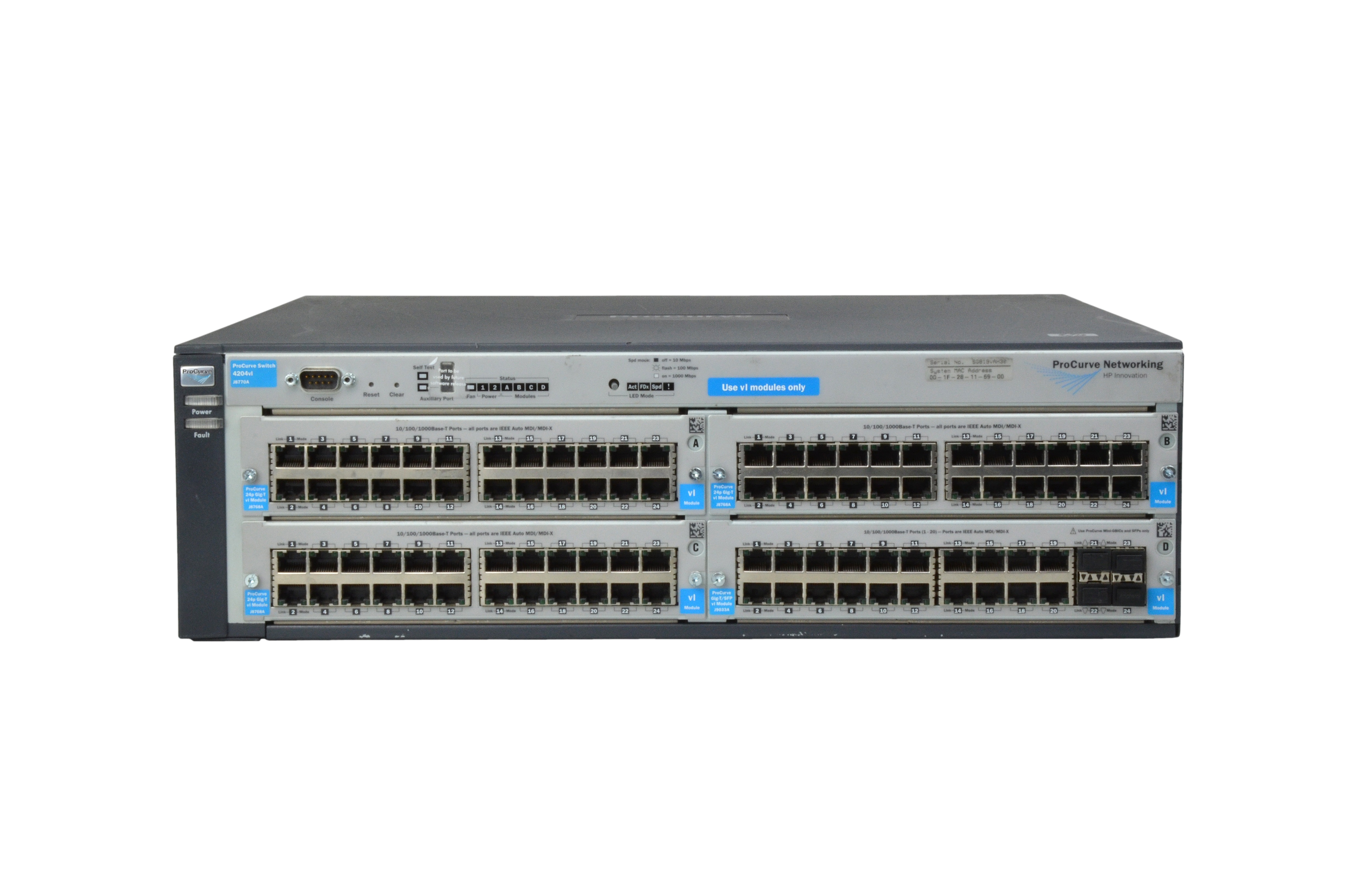 J8770A - Conmutador HPE - Gestionado L3