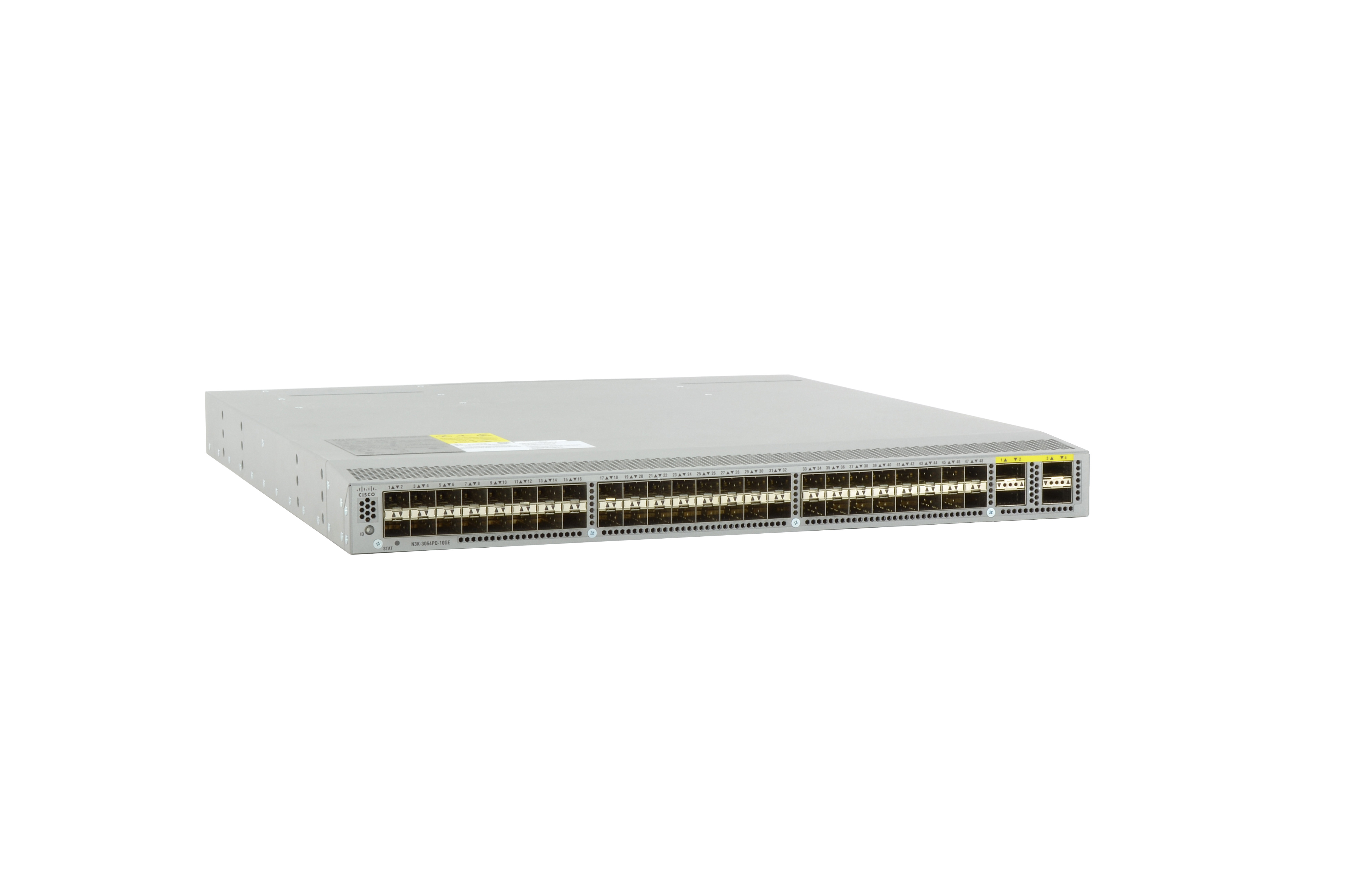 N3K-C3064PQ-10GE - Cisco Nexus 3064-E Switch, L3, Managed, 48x SFP+ + 4x QSFP+