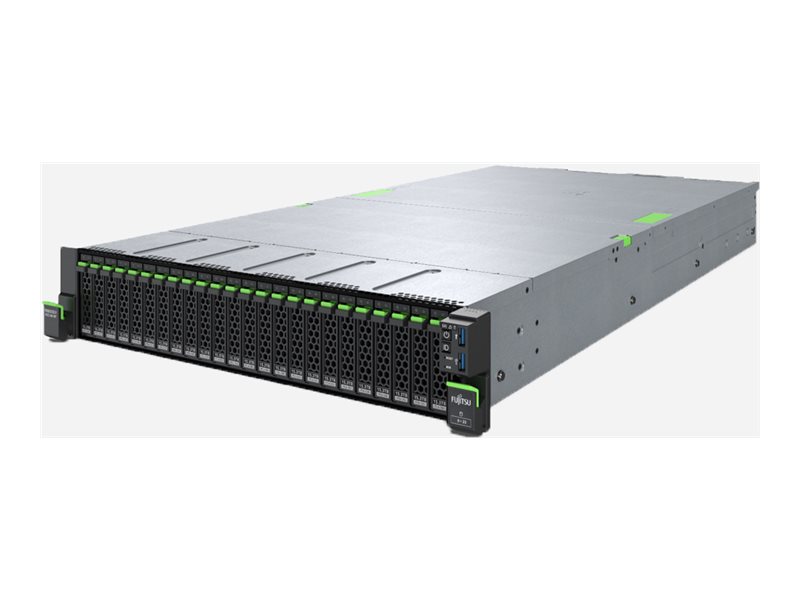 VFY:R2535SC051IN - Fsas Technologies Fujitsu PRIMERGY RX2530 M4 - Server - Rack-Montage - 1U - de doble procesador - 1 x Xeon Gold 6234 / 3.3 GHz - RAM 32 GB - SATA - Hot-Swap 6.4 cm (2.5")