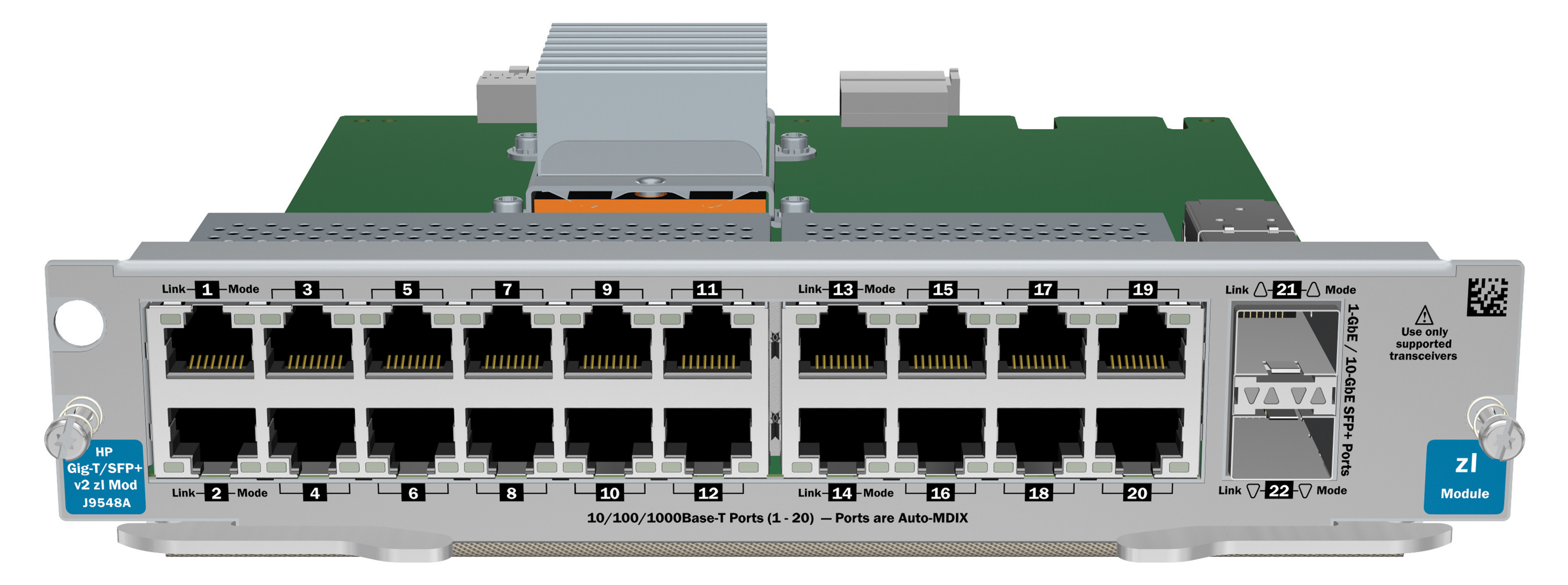 J9548A - HPE Modulo di espansione - Gigabit Ethernet x 20 + 2 x SFP+