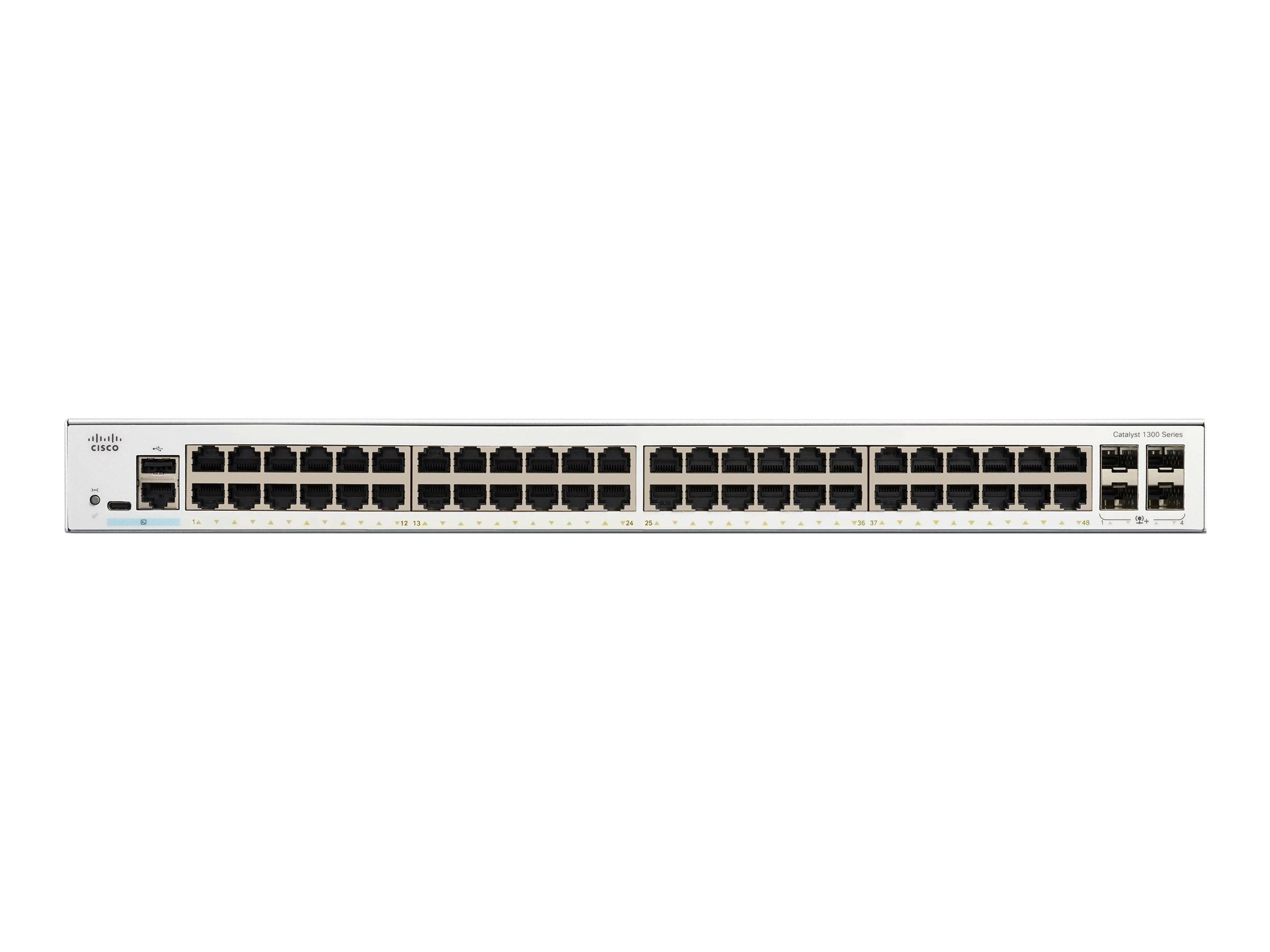 C1300-48T-4X - Conmutador Cisco Catalyst 1300 - 48 puertos - Gestionado de capa 3