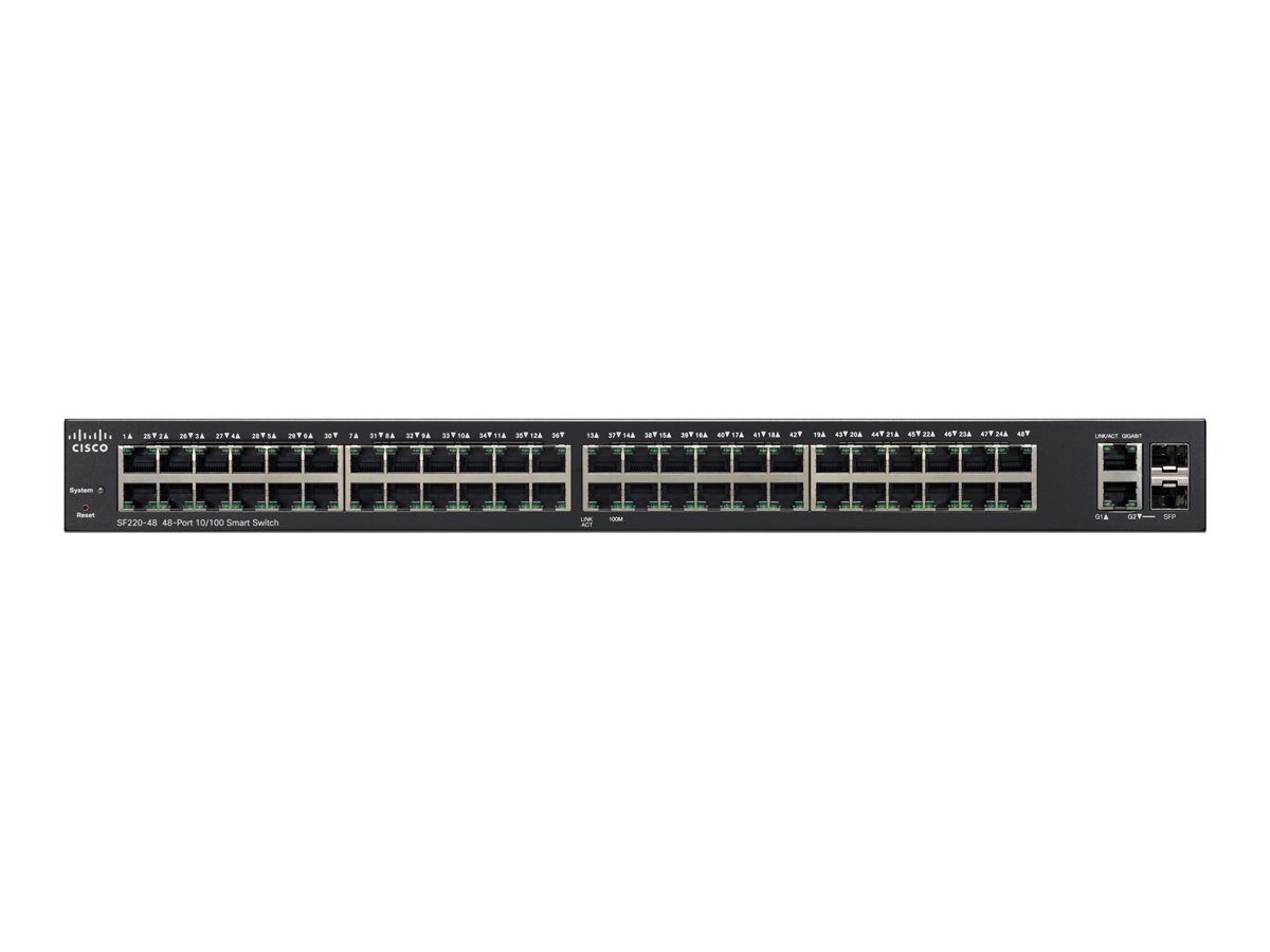 SF220-48-K9-EU - Conmutador Cisco Business 220 - 48 puertos - Gestionado de capa 2