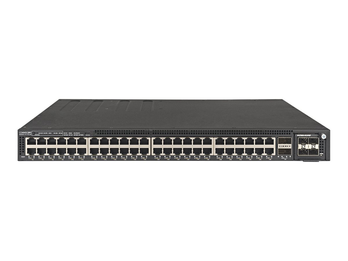 ICX7550-48P - Ruckus ICX 7550-48P - Switch - L3 - managed - 48 x 10/100/1000 (PoE+)