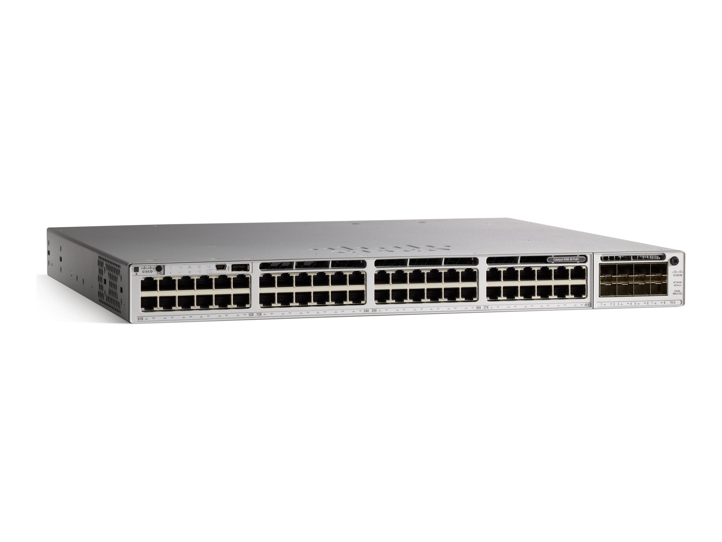 C9300-48P-M - Cisco Meraki Catalyst 9300-48P - Switch - L3 - managed - 48 x 10/100/1000 (PoE+)