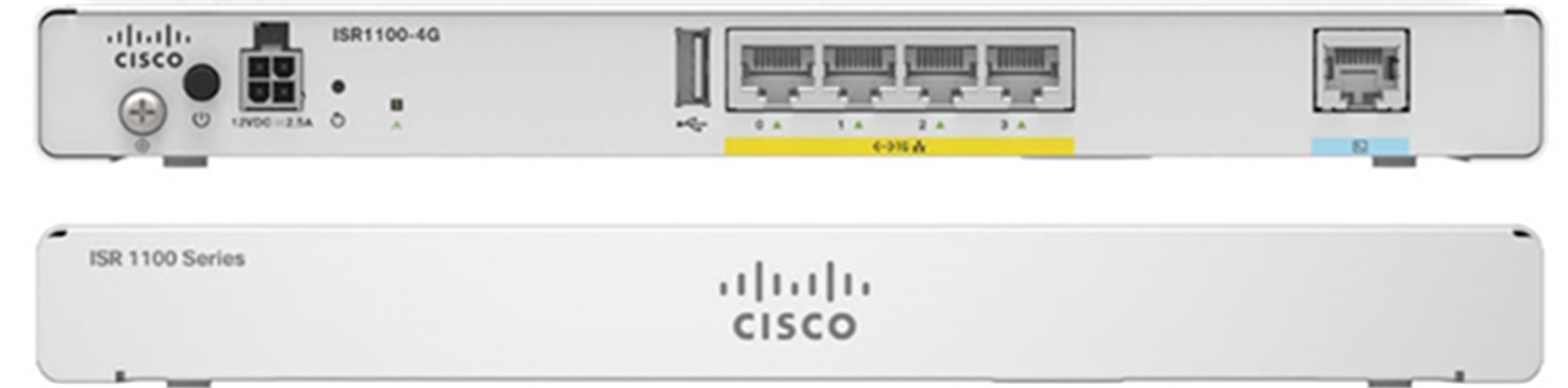 ISR1100-4G – Cisco Integrated Services Router 1100, 4G cellular connection