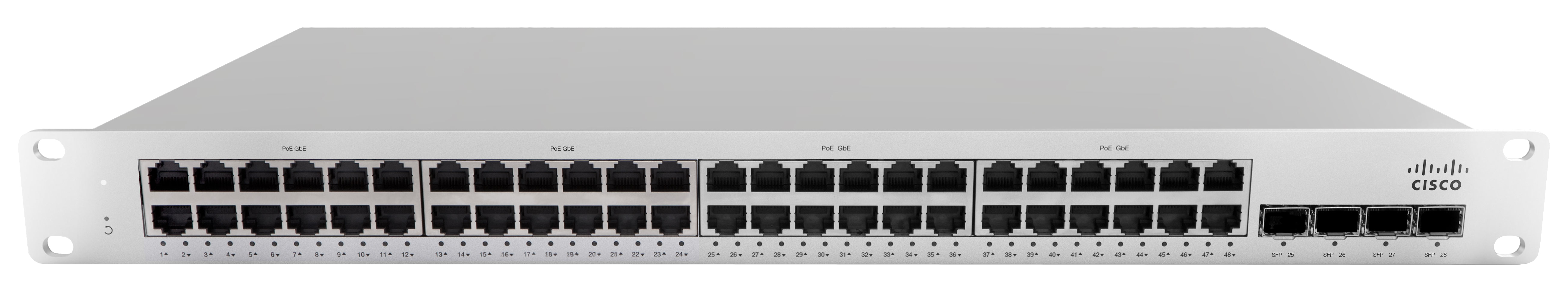 MS210-48-HW - Cisco Meraki Cloud Managed MS210-48 - Switch - 48 x 1000Base-T + 4 x Gigabit SFP (Uplink)