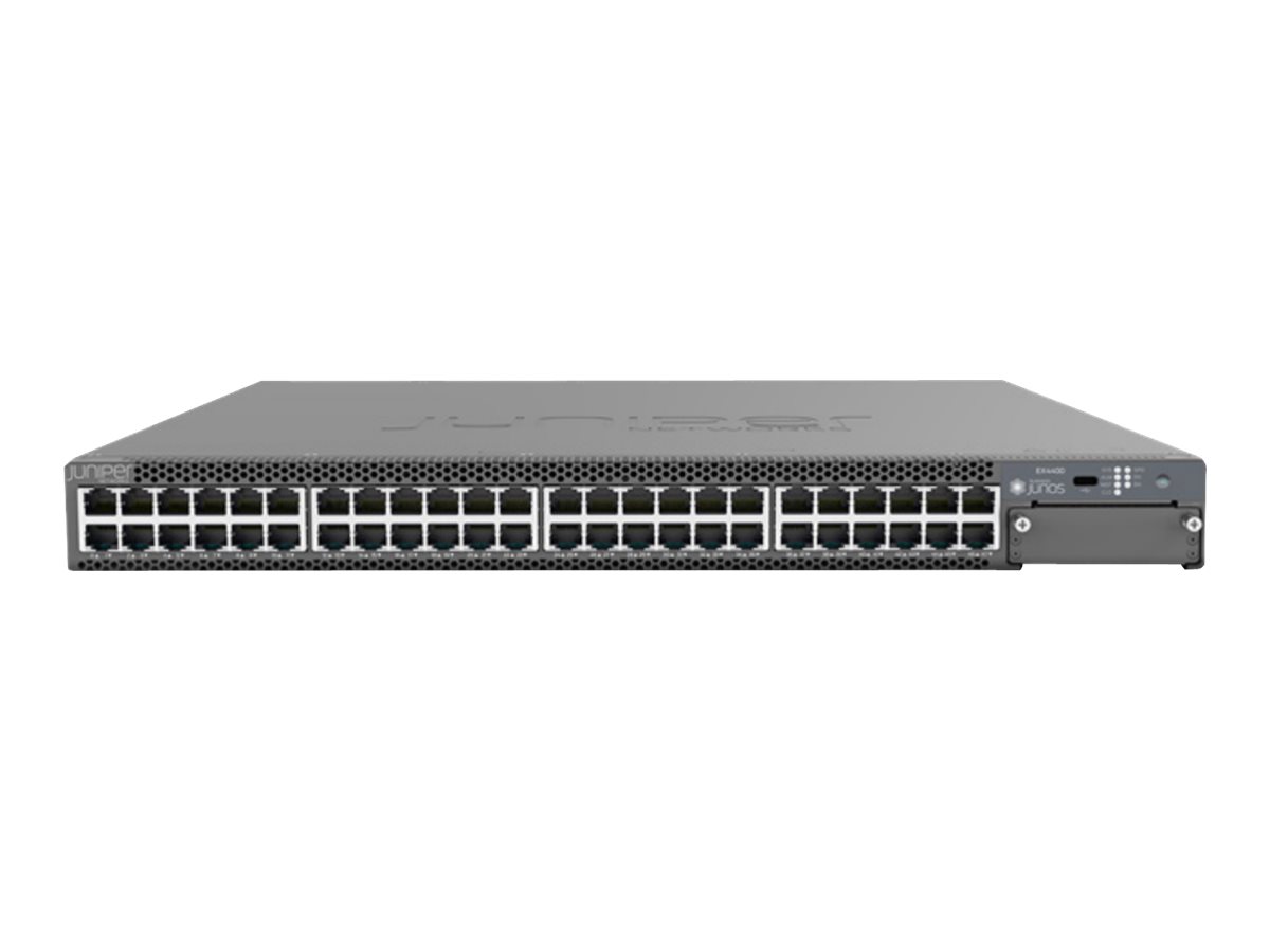 EX4400-48T - Juniper EX 4400 - Switch - L3 - managed - 48 x 10/100/1000 + 2 x 100 Gigabit (Uplink / Stacking)