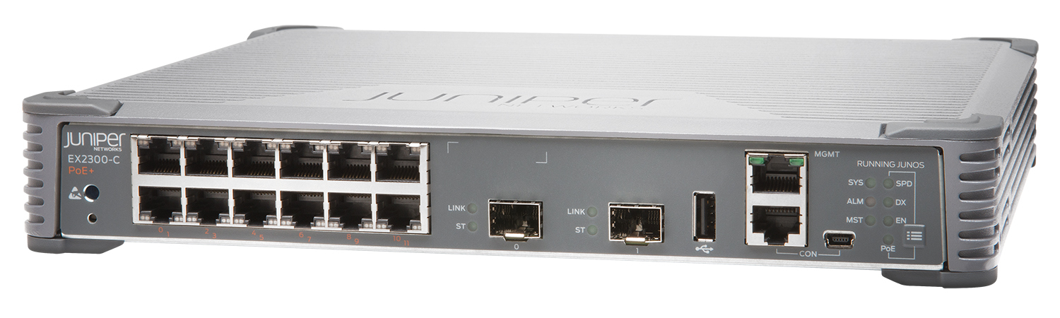 EX2300-C-12P - Juniper EX Series EX2300-C-12P - Switch - L3 - managed - 12 x 10/100/1000 (PoE+)