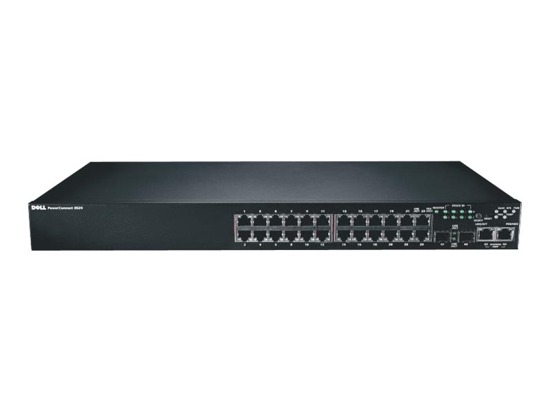 PC3524 - Dell PowerConnect 3524 - Switch - managed - 24