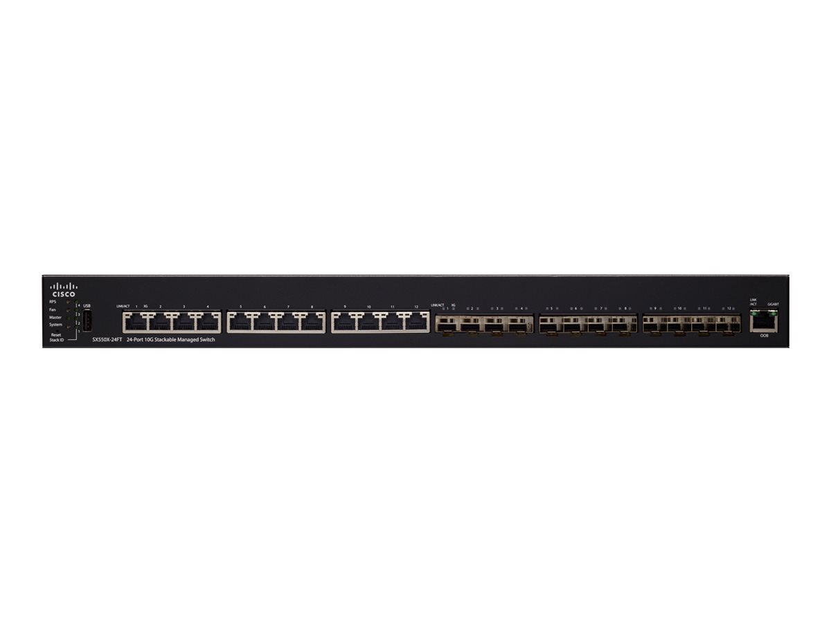 SX550X-24FT-K9-EU - Cisco 550X Series Switch, L3, managed