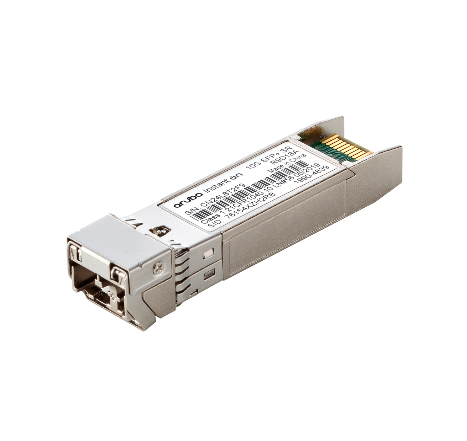 R9D18A-05 - HPE Aruba Networking Instant On 10G SFP+ LC SR 300m OM3 MMF (x5), fibre optics, 10,000 Mbit/s, SFP+, LC, SR, 300 m