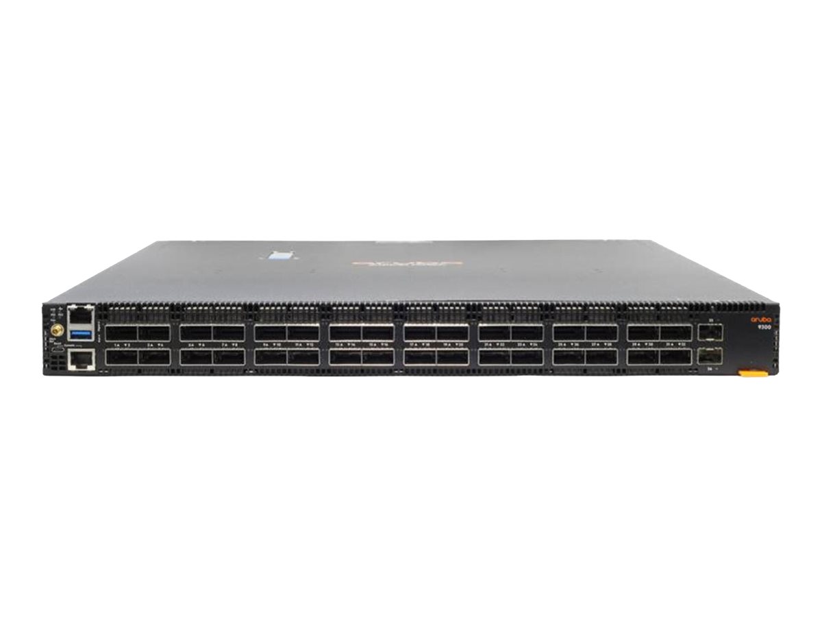 R9A29A - HPE Aruba CX 9300-32D 32-port 100/200/400G QSFP-DD 2-port 10G SFP+ Switch